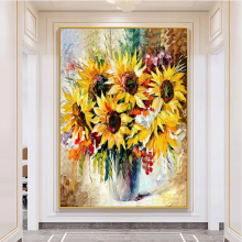Hand-painted Abstract Canvas Oil Painting Wall Art Used for Home Decoration