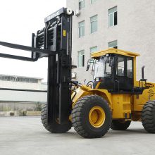 Chinese 15ton 16ton all terrain forklift 16ton 4x4 articulated forklift rough terrain with triplex mast cheap price