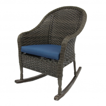 Jeco Patio Stackable Rocking Chair Rocker Runner Garden Rocker thumbnail-2
