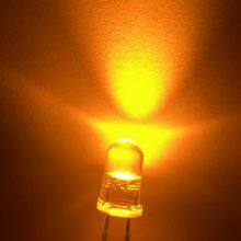 Ultra High Brightness LED Bead Yellow LED Light Emitting Diode 5MM Round Head Traffic Signal Dedicated Red Light thumbnail-1