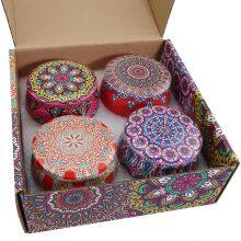 Bulk Order Natural Soy Scented Candles - 4-Piece Travel Set, Portable for Yoga/Massage Businesses thumbnail-5