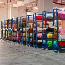 Powder-coated Textile Sorting Cart With Divided Compartments thumbnail-1
