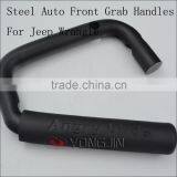 New Steel Car Front & Rear Grab Handle Stainless Bar Grab Handrail for Jeep Wrangler JK 07-15 thumbnail-4