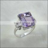 925 Sterling Silver Natural Amethyst Set Semi Precious Stone Jewelry Hong Kong Wholesale thumbnail-3