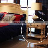 American White Wedding King Size Bed With Solid Wood Material AET-TX1N thumbnail-4