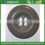 2015 New Arrive Dark Grey Color Polyester 4 Holes Chalk Button -- R1501 thumbnail-1