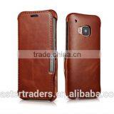 Original Icarer Retro Series Genuine Leather Case For HTC One M9 MT-3319