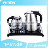 8992T-E1 Black Color Electric Tempered Glass Tea Maker thumbnail-1