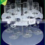 Customized Acrylic Wine Trays/ Plexiglass Wine holders for sale 2013