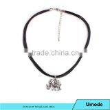 Silver Indian Elephant Necklace - Adventure Jewellery -Animal Necklace - Elephant Jewelry thumbnail-2