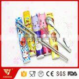 Promotional Cutlery Set in Lovely Plastic Cartoon Plastic Box for Children thumbnail-2