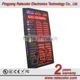 2015 New Product Exchange Rate Display With Scrolling Message Sign