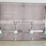 High End New Designed Decorative Opal Agate Over the Door Hooks 4 Dual Hooks