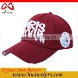100% Cotton Twill Sport Hats Professional Custom Golf Cap Man Woman thumbnail-2