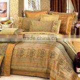 5 Piece Luxurious Jacquard Bedding Sheet Comforter Set King Size