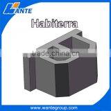 WANTE BRAND QT4-15 Double Hydraulic Block Machine Concrete Interlock Brick Making Machine thumbnail-4