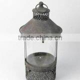100229MC- Pillar Metal Candle Lantern thumbnail-1