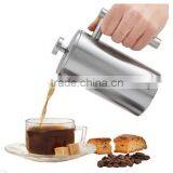 Hot-Sale Double Wall Stainless Steel French Coffee Press thumbnail-1