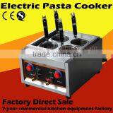 Electric Pasta Cooker Boiler for Commercial Kitchen 4 Baskets Counter Top