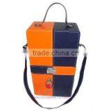 Hot New Products 2015 Leather Wine Carrier for 2 Bottles thumbnail-5