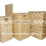 2015 New Product Water Hyacinth Hamper for Home Decoration and Furniture thumbnail-1