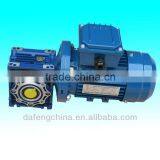 NMRV worm gear speed reducer with single phase motor