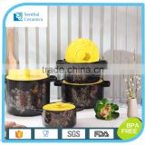 Factory Direct Sale Custom Daily Cooking Kitchenware ceramic soup pot with handle                        
                                                Quality Choice