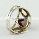 Deep Red Colour !! Red Garnet 925 Sterling Silver Ring, Silver Jewelry, Gemstone Silver Jewelry thumbnail-5