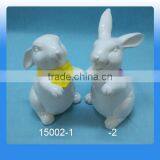 Hot Selling Ceramic Rabbit Craft,ceramic Rabbit Figurines for Home Decoration thumbnail-2