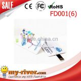 Promotional Custom Credit Card USB 2.0 with free Sample usb flash drive wedding gift