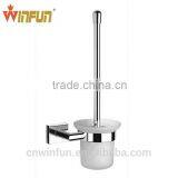 Solid Brass Chrome Finish Toilet Brush Holder, Bathroom Hardware Product,Bathroom Accessories FM-3188 thumbnail-1
