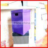 Craft Custom Purple Printing Corrugated Good Paper CMYK Gift Storage Box thumbnail-2