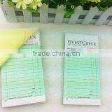 2014 Top Sale Hot New Restaurant Guest Checks