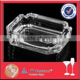 High clear rectangle glass ashtray manufacturers