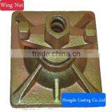 Galvanized Construction Adjsutable Formwork Swivel Wing Nut With Stiffeners thumbnail-2