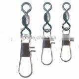 Quality Brass Fishing Crane Swivel With Interlock Snap