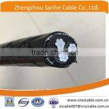 2200V Aluminum Alloy AAAC Concentric Cable 3*8awg for Philippines