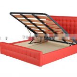 home metal double stainless steel soft bed