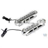 Universal White 16 LED Daytime Running Light DRL Car Fog Day Driving Lamp 2pcs thumbnail-2
