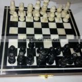 High Grade Custom Make Buffalo Bone & Horn With Curving Chess Sets