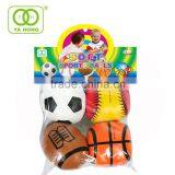 Yahong Soft Stuffed Ball Toy Set With Football Baseball Rugby and Basketball thumbnail-2