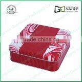 Small Metal Square Gift Packing Tin Box