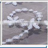 Laser Embroidery Flower Design Fabric For Curtains