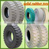 Best Price Forklift Tyre 6.50-10, Non Marking White Forklift Solid Tires thumbnail-1