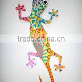 Unique Colorful Gecko Resin Wall Hanging Decoration thumbnail-2