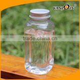 8 OZ Square PET Plastic Milk Bottle BPA Free thumbnail-5