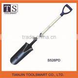 Hot Sale Different Types of Camping Steel Garden Shovel With Wooden Handle thumbnail-1