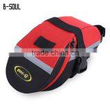 B - SOUL Outdoor Cycling Seat Panniers Mountain Bike Bicycle Saddle Bag Adjustable Quakeproof Padded Cycling Seat Tail Bag thumbnail-2
