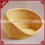 Multi Sizes Washable Plastic Rattan Woven Funny Pet Basket Wholesale Dog Beds thumbnail-2
