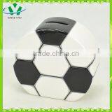 Football Shape Ceramic Piggy Banks for Kids thumbnail-5